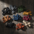 100-Pack Knotted Fabric Hair Ties for Men — 10 Colors, Elastic Ponytail Holders