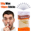 Portable Nose Wax Kit for Man and Women Painless Paper-Free Nose Hair Removal Cleaning Waxing Beans Depilation Kit Nose Clipper