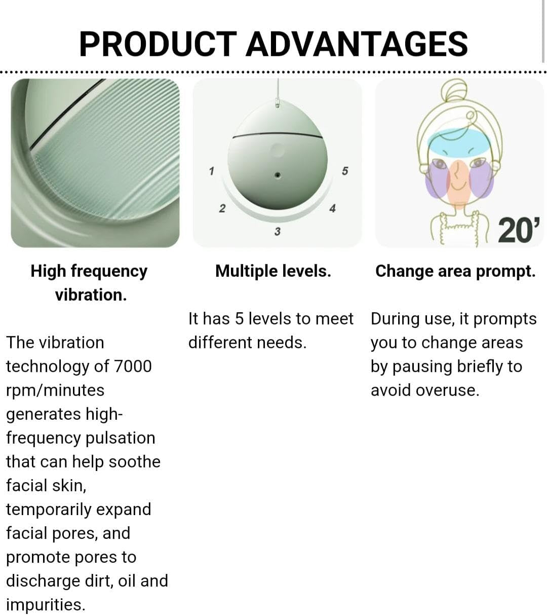 Face Care Sonic Facial Deep Cleansing Electrical Silicone Brush Waterproof, Acne, Pore, Blackhead Removal, Face Scrub Brush Massaging, Scruber Lanyard Design for Women and Men, Mother Day Gift