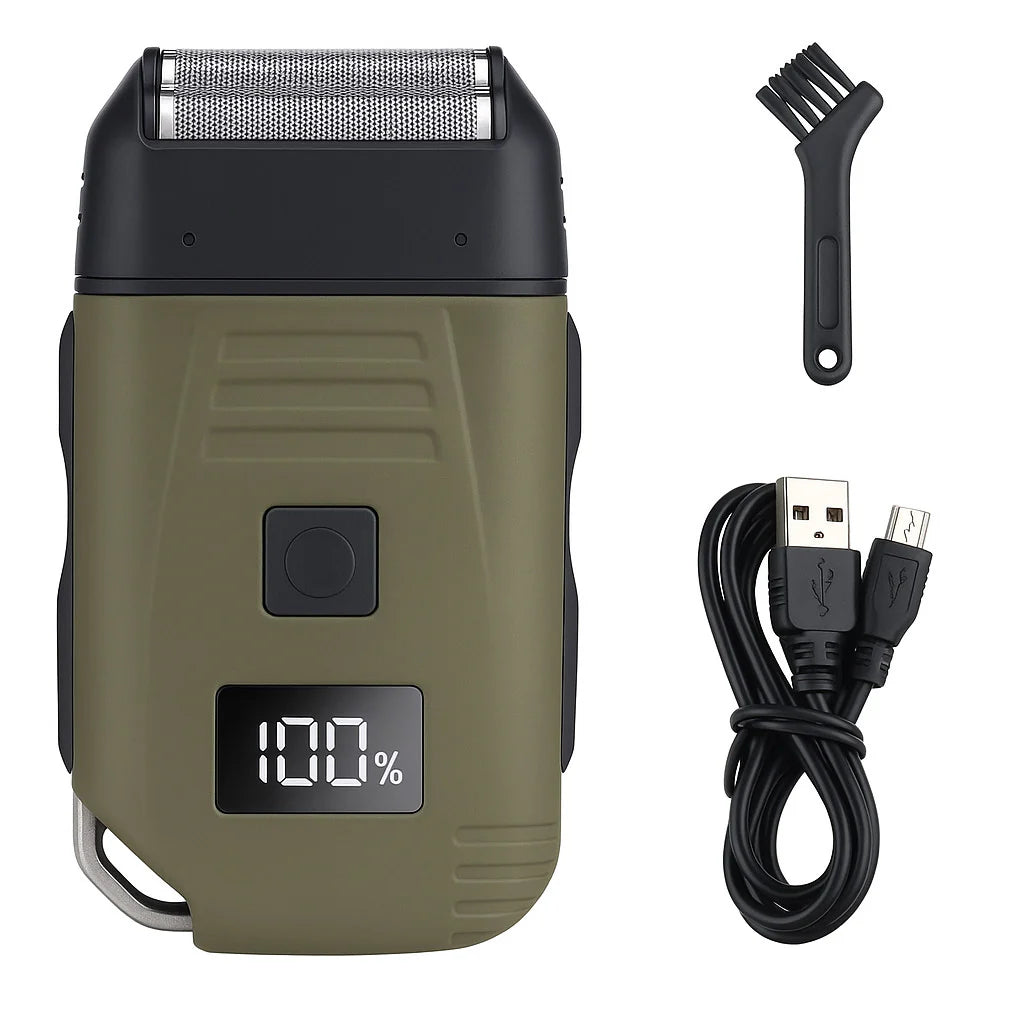 Mens USB Electric Shaver Trimmer Razor Rechargeable Hair Beard Shaving Machine