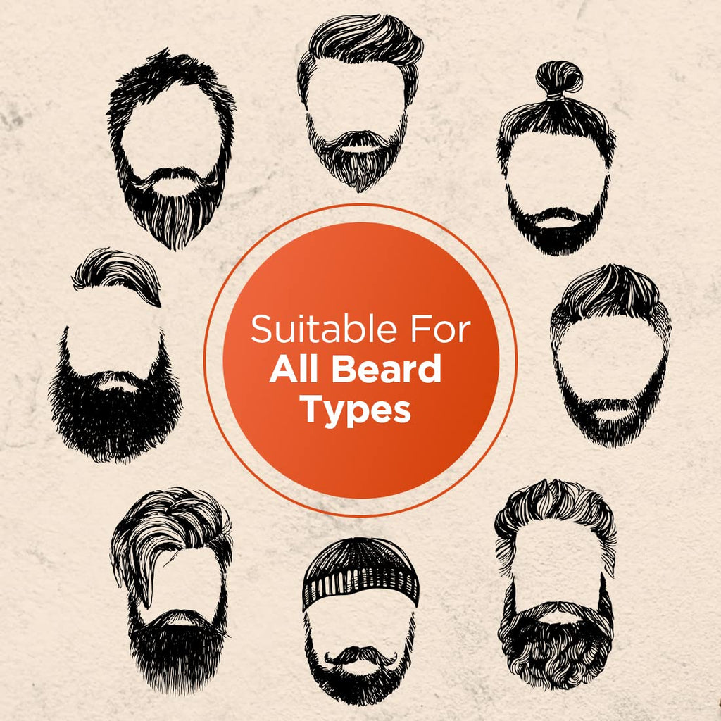 100% Natural Beard Oil for Men with Almond Oil, Thyme, Argan, and Jojoba Oil for Faster Beard Growth - 1.1 Oz | Beard Conditioner Oil, Softens & Strengthens Beards and Mustaches