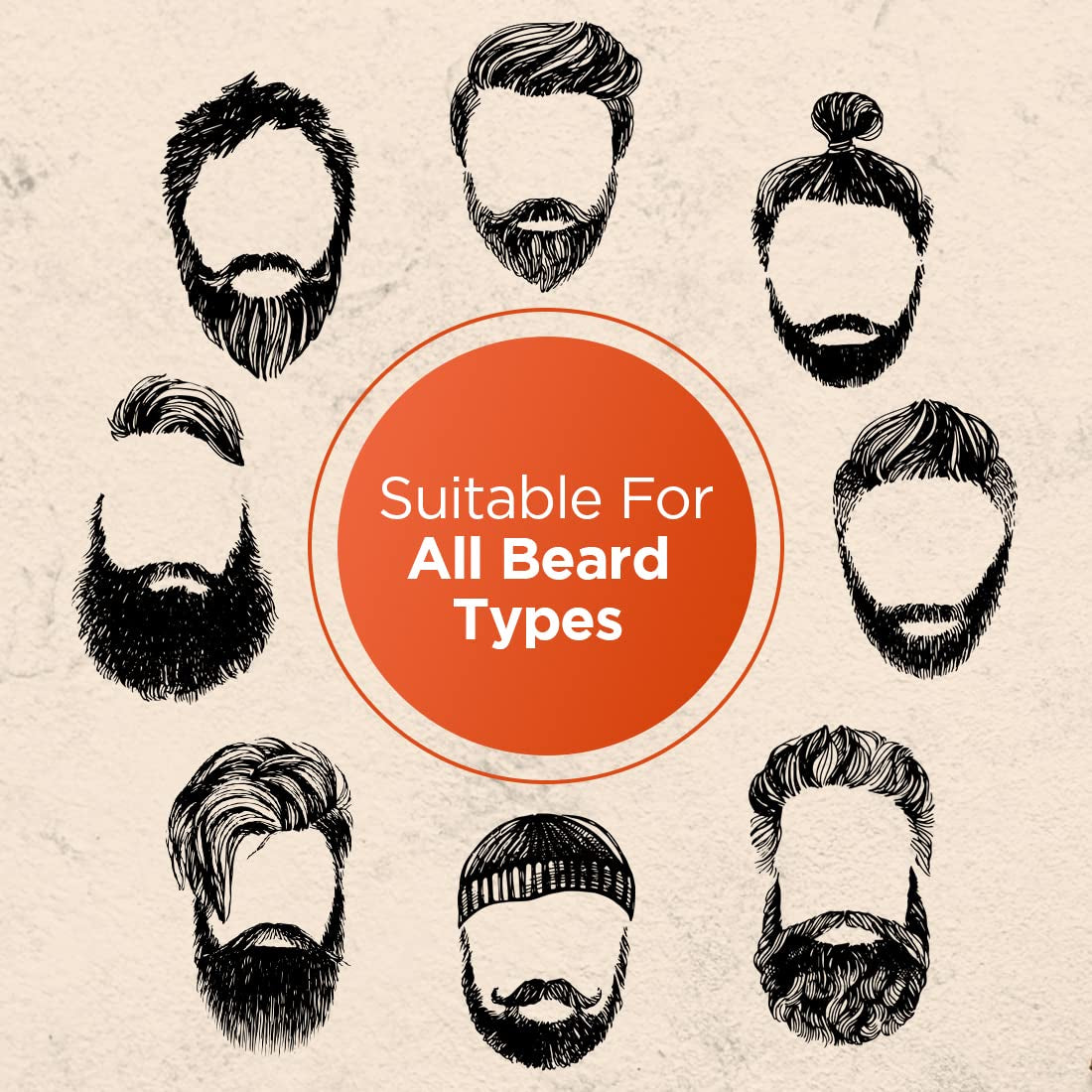 100% Natural Beard Oil for Men with Almond Oil, Thyme, Argan, and Jojoba Oil for Faster Beard Growth - 1.1 Oz | Beard Conditioner Oil, Softens & Strengthens Beards and Mustaches
