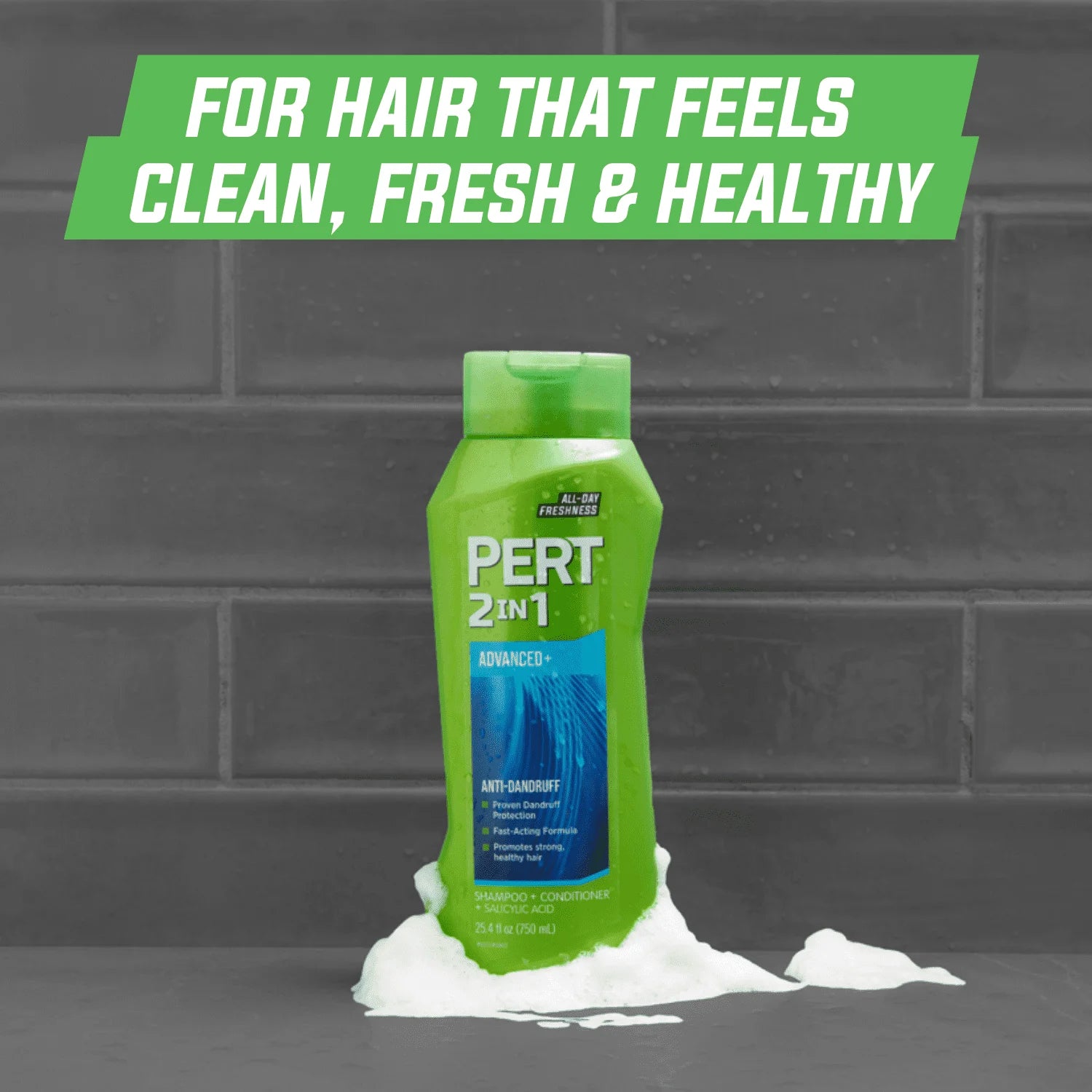 plus Anti-Dandruff 2-In-1 Shampoo & Conditioner, 25.4 Oz Pack of 4