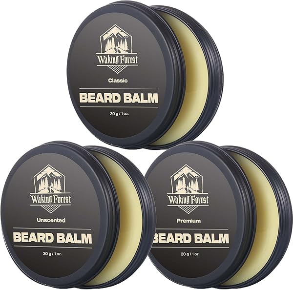 Beard Balm Kit Thicker Beard Butter for Men Moisturizer Beard Kit for Men All Natural