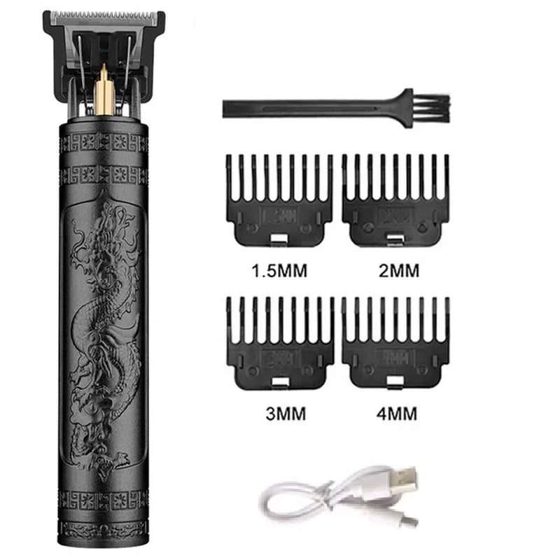 Electric Rechargeable Vintage T9 Man Shaver Trimmer USB Pusher Hair Man Beard Cutting Machine for Men Hair Clipper Shaver
