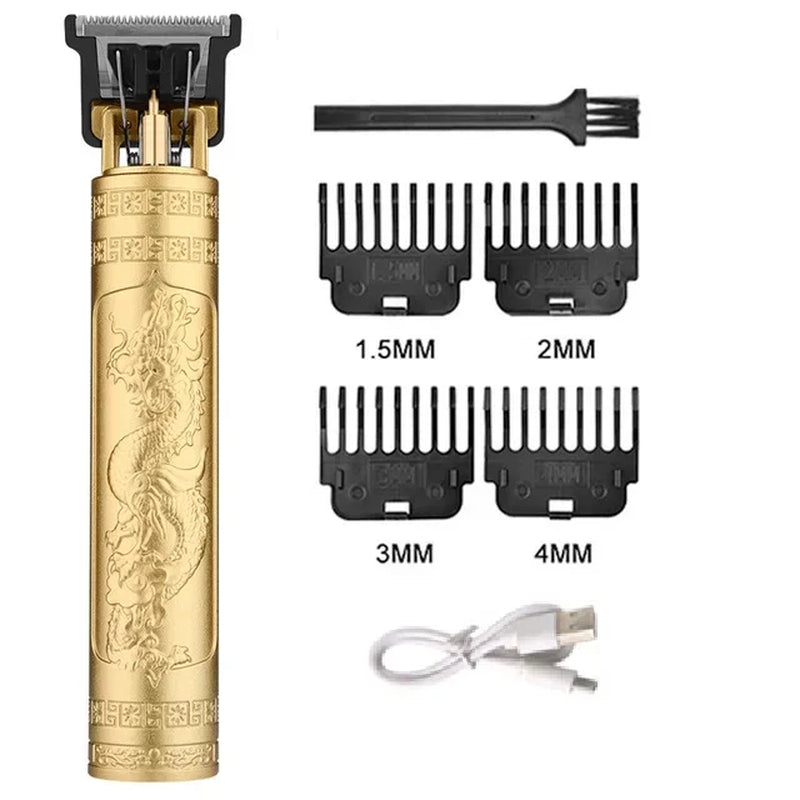 Electric Rechargeable Vintage T9 Man Shaver Trimmer USB Pusher Hair Man Beard Cutting Machine for Men Hair Clipper Shaver