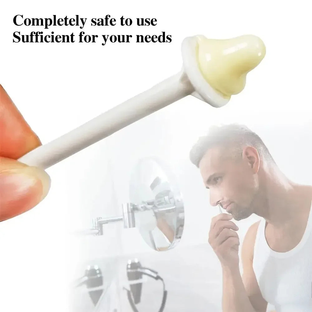 Portable Nose Wax Kit for Man and Women Painless Paper-Free Nose Hair Removal Cleaning Waxing Beans Depilation Kit Nose Clipper