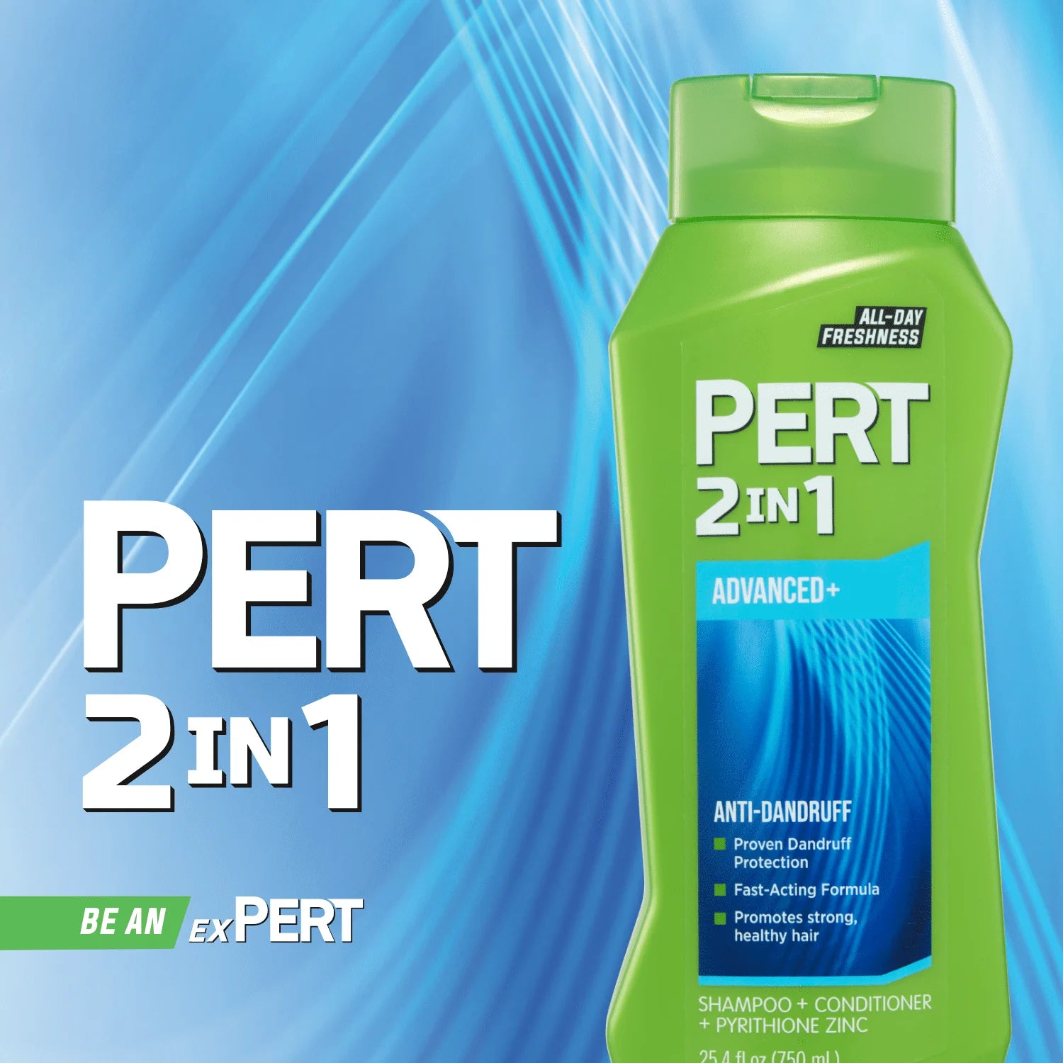plus Anti-Dandruff 2-In-1 Shampoo & Conditioner, 25.4 Oz Pack of 4