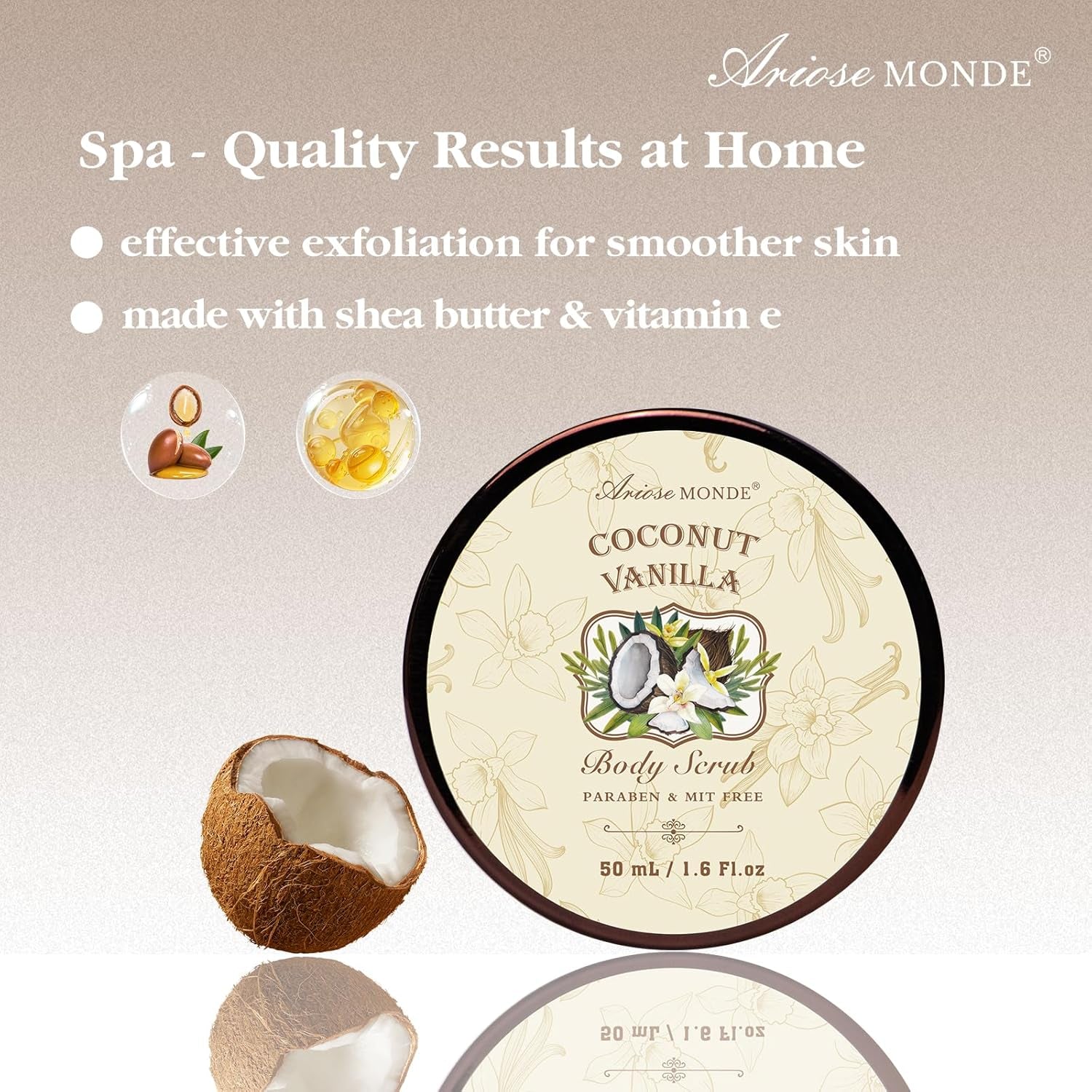 Spa Gift Baskets - Coconut Vanilla Bath Gift Set for Women, Relaxing Spa Kit with Bath Bombs, Body Lotion and Body Scrub, Birthday Gifts for Women, Christmas Spa Gifts for Mom