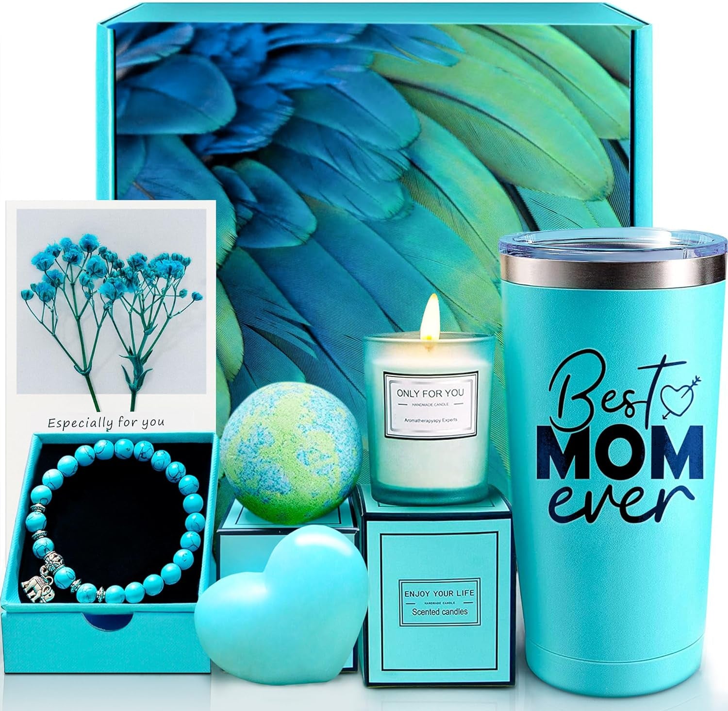 Christmas Gifts for Mom Grandma Mother-In-Law Wife Newmom, Birthday Valentines Mother'S Day Gifts from Daughter Son Kids Husband, Thank You Mom Spa Gift Basket