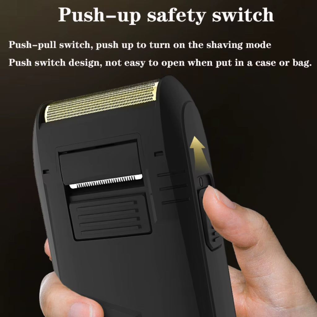 Razor Rechargeable Razor Professional Beard Trimmer Electric Trimmer Reciprocating Shaver Finishing Shaver for Man V-375
