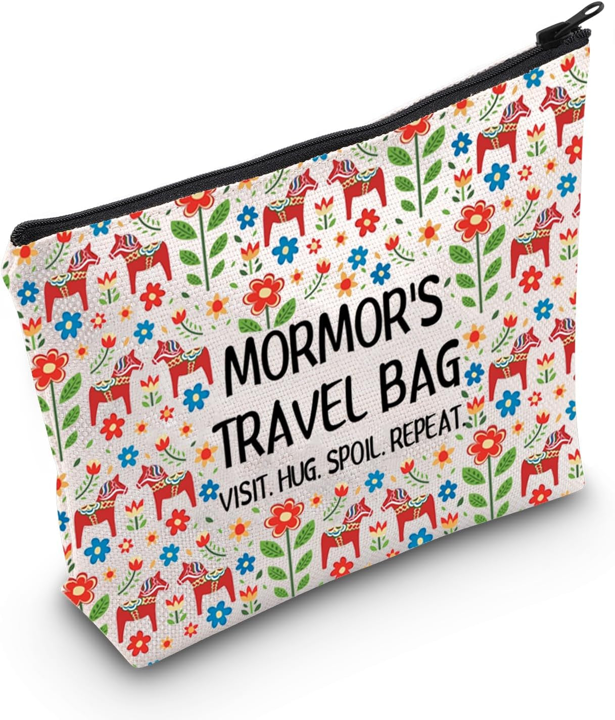 Swedish Mormor Makeup Bag Mormor Birthday Gift Mother Gift Mother’S Day Gift for Mormor Mother (Mormor Bag)
