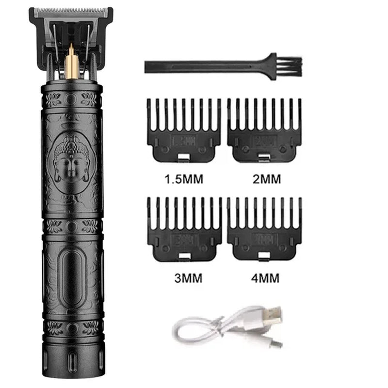 Electric Rechargeable Vintage T9 Man Shaver Trimmer USB Pusher Hair Man Beard Cutting Machine for Men Hair Clipper Shaver